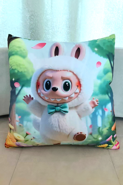 Jastučnica LABUBU BOWTIE 40х40 cm, Boja: višebojna, IVET.RS - Nova Kolekcija