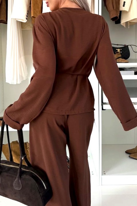 Komplet GOLZARFA BROWN, Boja: braon, IVET.RS - Nova Kolekcija