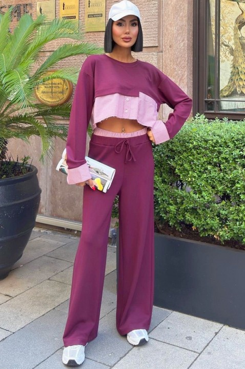 Komplet GABRINZA PURPLE, Boja: ljubičasta, IVET.RS - Nova Kolekcija