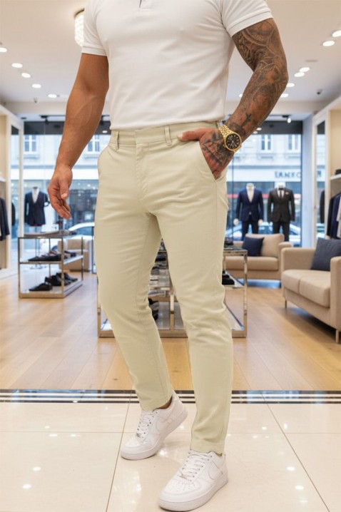 Muške pantalone MALROVO BEIGE, Boja: bež, IVET.RS - Nova Kolekcija