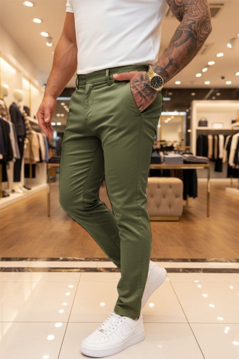 Muške pantalone MALROVO KHAKI, Boja: kaki, IVET.RS - Nova Kolekcija