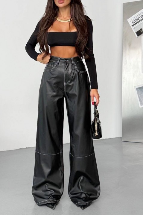 Pantalone LEZNAYA BLACK, Boja: crna, IVET.RS - Nova Kolekcija