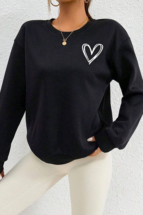 Ženska bluza BRENOLZA BLACK, Boja: crna, IVET.RS - Nova Kolekcija