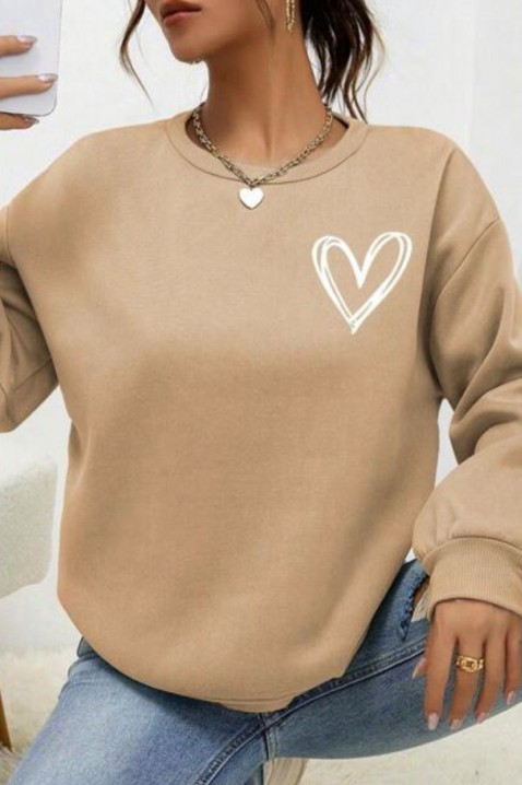Ženska bluza BRENOLZA BEIGE, Boja: bež, IVET.RS - Nova Kolekcija