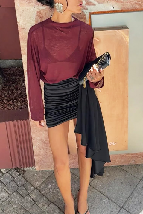 Suknja FREZILIA, Boja: crna, IVET.RS - Nova Kolekcija