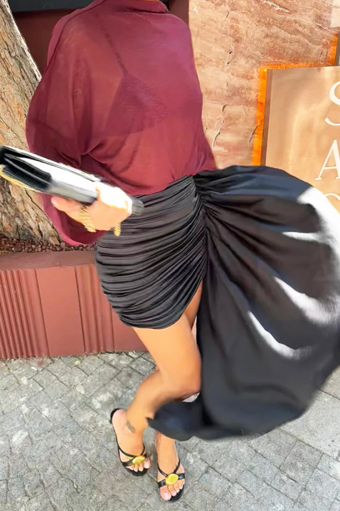 Suknja FREZILIA, Boja: crna, IVET.RS - Nova Kolekcija