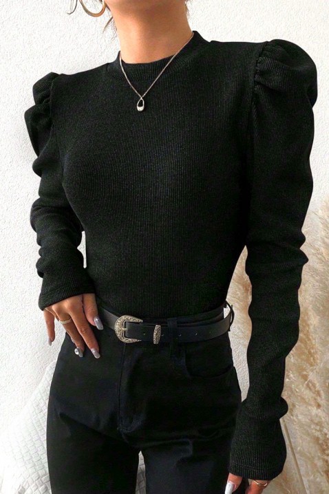 Ženska bluza ZLAMENZA BLACK, Boja: crna, IVET.RS - Nova Kolekcija
