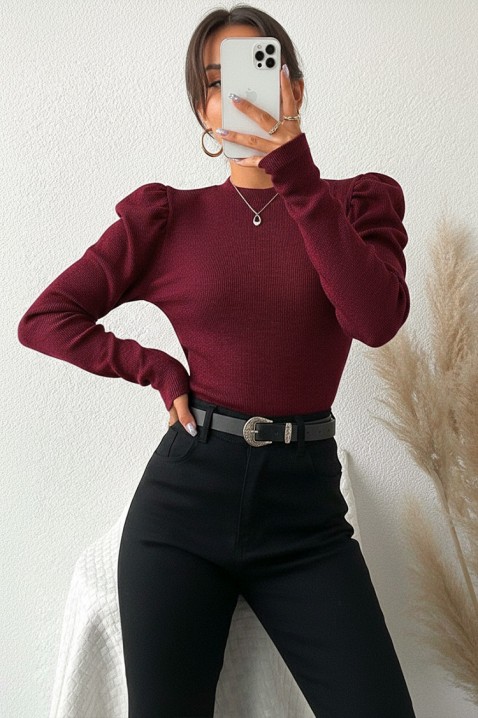 Ženska bluza ZLAMENZA BORDO, Boja: bordo, IVET.RS - Nova Kolekcija