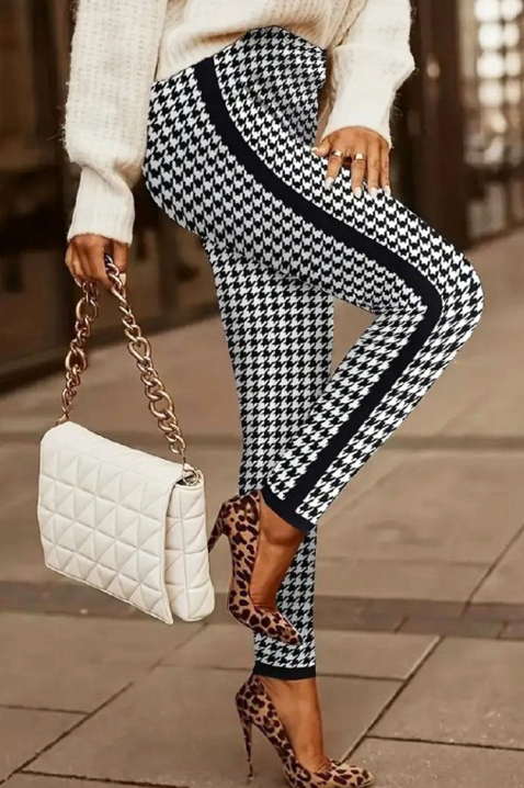 Pantalone SORLENTA, Boja: crna i bela, IVET.RS - Nova Kolekcija