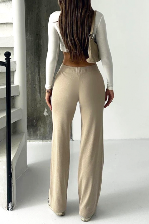 Sportske pantalone ELZIDANA BEIGE, Boja: bež, IVET.RS - Nova Kolekcija