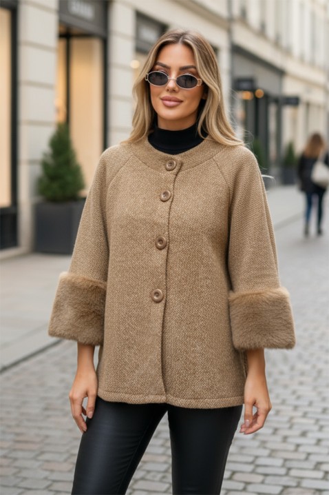 Kaput KRENINA BEIGE, Boja: bež, IVET.RS - Nova Kolekcija