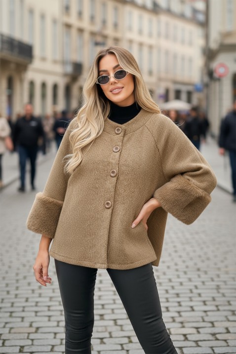 Kaput KRENINA BEIGE, Boja: bež, IVET.RS - Nova Kolekcija
