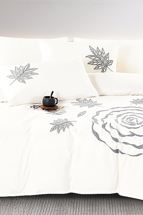 Komplet posteljine BIOGELNA WHITE 180x200 cm pamuk - 3 dela, Boja: bela, IVET.RS - Nova Kolekcija