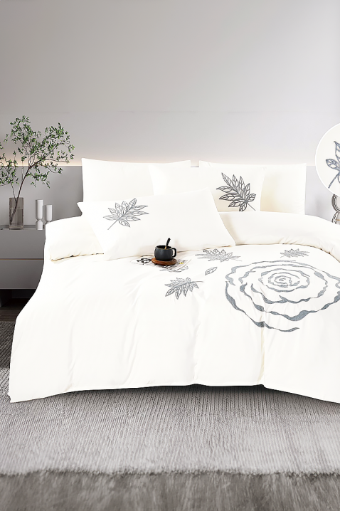 Komplet posteljine BIOGELNA WHITE 200x220 cm pamuk - 4 dela, Boja: bela, IVET.RS - Nova Kolekcija