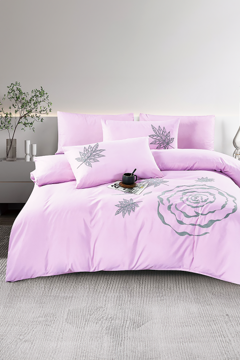 Komplet posteljine BIOGELNA PINK 200x220 cm pamuk - 4 dela, Boja: roze, IVET.RS - Nova Kolekcija
