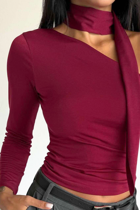 Ženska bluza GROZELDA BORDO, Boja: bordo, IVET.RS - Nova Kolekcija