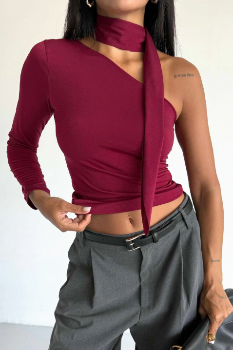 Ženska bluza GROZELDA BORDO, Boja: bordo, IVET.RS - Nova Kolekcija