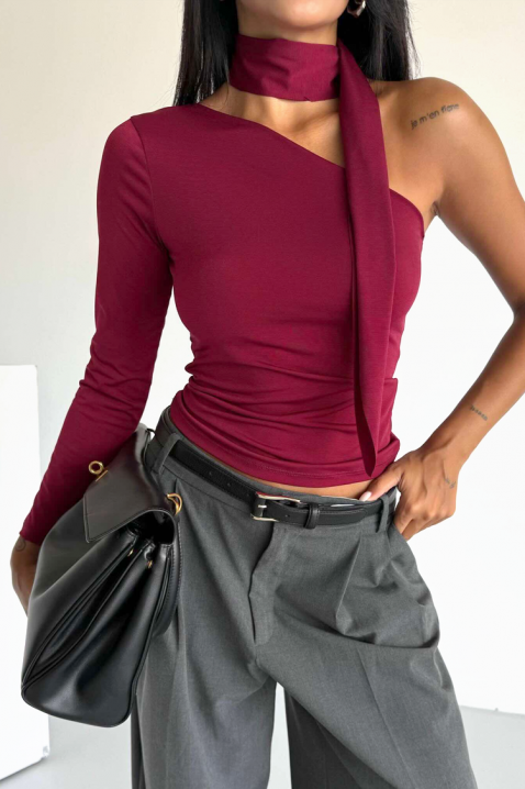 Ženska bluza GROZELDA BORDO, Boja: bordo, IVET.RS - Nova Kolekcija