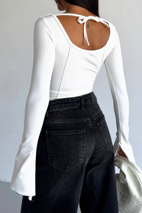 Ženska bluza RELVEDA WHITE, Boja: bela, IVET.RS - Nova Kolekcija