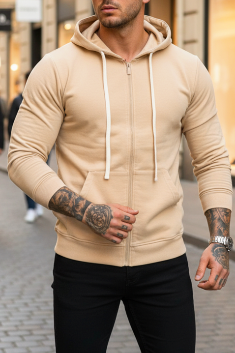Muška dukserica VONTEZO BEIGE, Boja: bež, IVET.RS - Nova Kolekcija