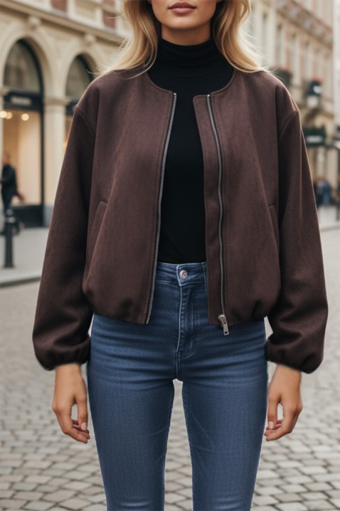 Jakna UNILMEFA BROWN, Boja: braon, IVET.RS - Nova Kolekcija
