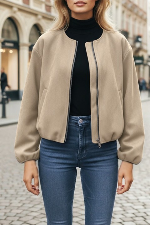Jakna UNILMEFA BEIGE, Boja: bež, IVET.RS - Nova Kolekcija