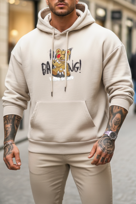 Muška dukserica REBERGO BEIGE, Boja: bež, IVET.RS - Nova Kolekcija