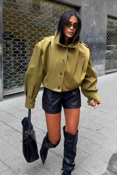 Jakna PREZILDA OLIVE, Boja: maslinasto zelena, IVET.RS - Nova Kolekcija