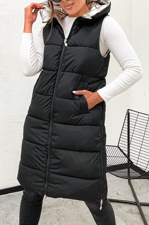 Prsluk sa dva lica KALMORDA, Boja: crna, IVET.RS - Nova Kolekcija