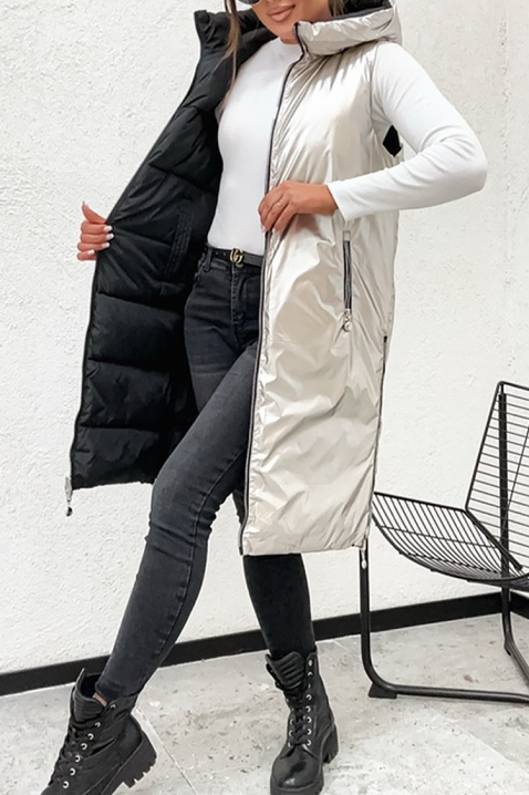 Prsluk sa dva lica KALMORDA, Boja: crna, IVET.RS - Nova Kolekcija