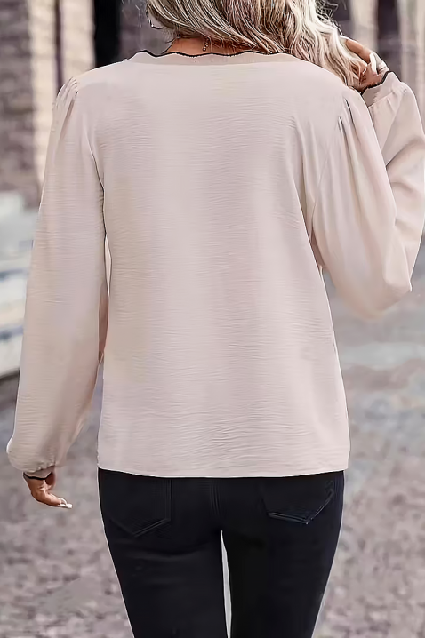 Ženska bluza BIOFEHA BEIGE, Boja: bež, IVET.RS - Nova Kolekcija