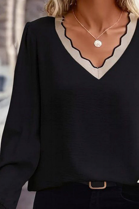 Ženska bluza BIOFEHA BLACK, Boja: crna, IVET.RS - Nova Kolekcija