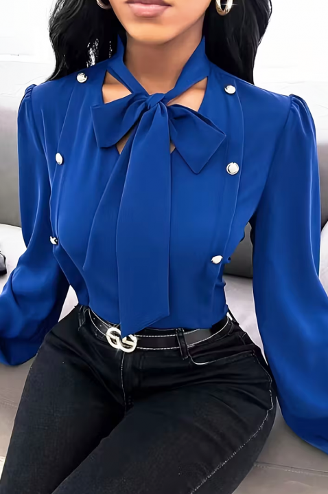 Ženska bluza TIOFEGA BLUE, Boja: plava, IVET.RS - Nova Kolekcija