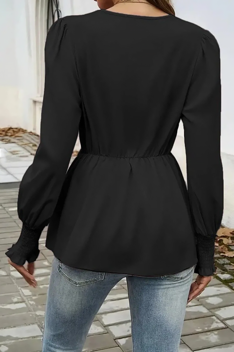 Ženska bluza GIRFOLZA BLACK, Boja: crna, IVET.RS - Nova Kolekcija