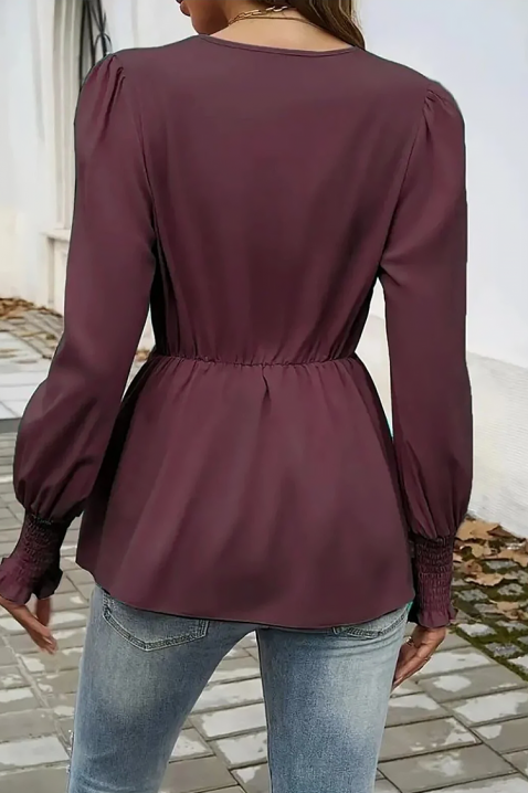 Ženska bluza GIRFOLZA BORDO, Boja: bordo, IVET.RS - Nova Kolekcija