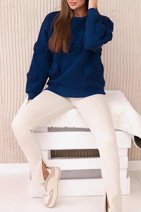 Ženska bluza ROZVELA NAVY, Boja: tamnoplava, IVET.RS - Nova Kolekcija