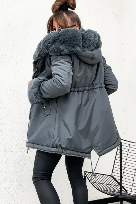 Jakna sa dva lica DRENFELZA GREY, Boja: siva, IVET.RS - Nova Kolekcija