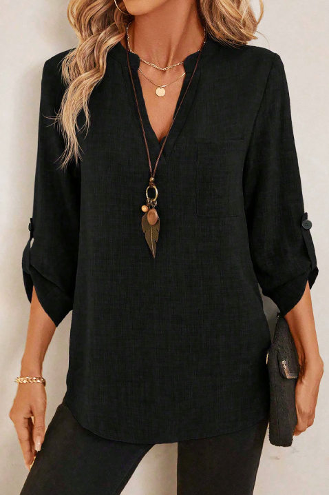 Ženska bluza ZARLONRA BLACK, Boja: crna, IVET.RS - Nova Kolekcija
