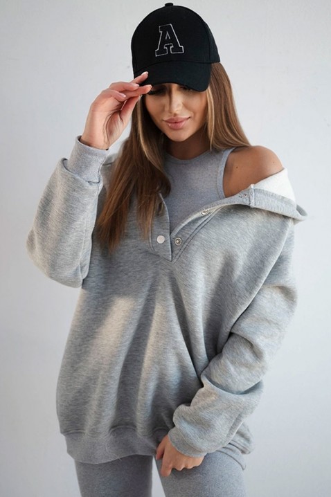 Komplet BRIMORLA GREY, Boja: siva, IVET.RS - Nova Kolekcija