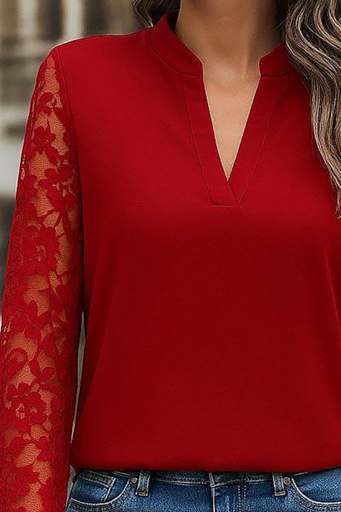 Ženska bluza ZERINDA RED, Boja: crvena, IVET.RS - Nova Kolekcija