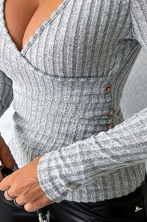 Ženska bluza SELKORZA GREY, Boja: siva, IVET.RS - Nova Kolekcija