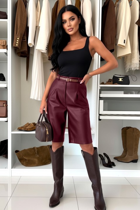 Kratke pantalone XOLTERNA BORDO, Boja: bordo, IVET.RS - Nova Kolekcija