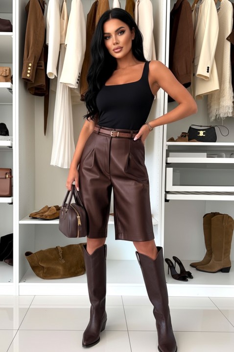 Kratke pantalone XOLTERNA BROWN, Boja: braon, IVET.RS - Nova Kolekcija
