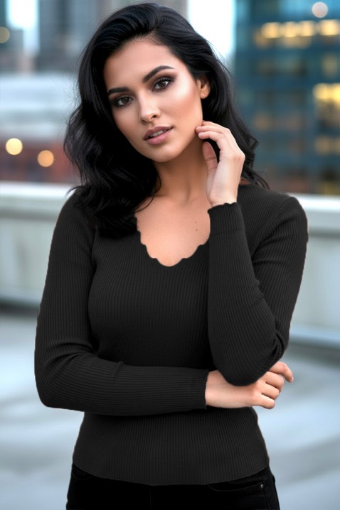 Ženska bluza VORNELFA BLACK, Boja: crna, IVET.RS - Nova Kolekcija