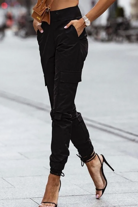 Pantalone TREZOLDA BLACK, Boja: crna, IVET.RS - Nova Kolekcija