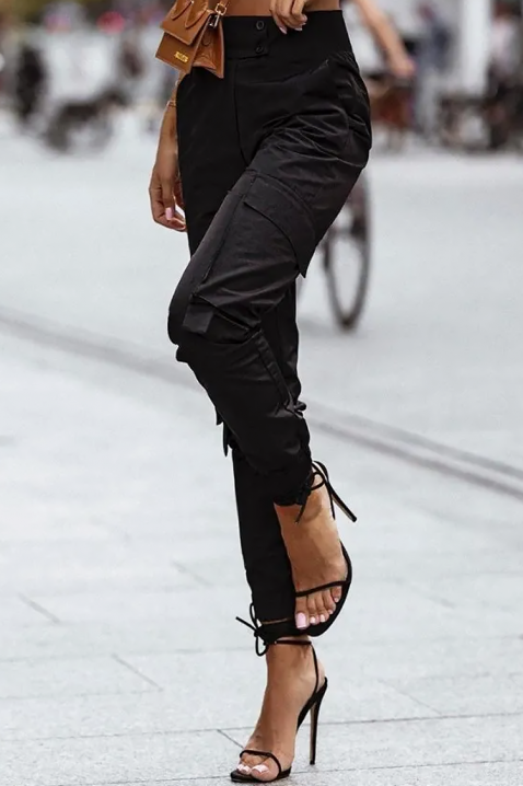 Pantalone TREZOLDA BLACK, Boja: crna, IVET.RS - Nova Kolekcija