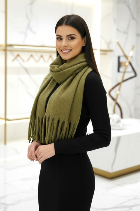 Šal VLOEDINA KHAKI, Boja: kaki, IVET.RS - Nova Kolekcija