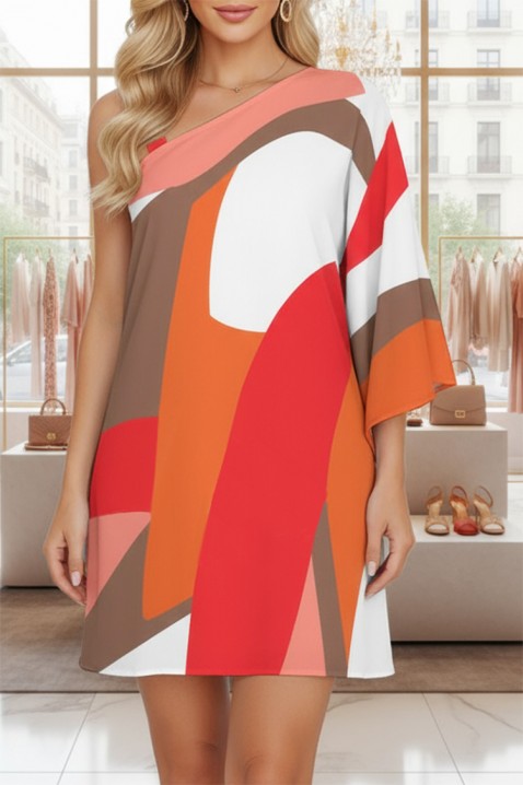 Haljina SINELDA - Kratke haljine | Ivet.RS Haljina SINELDA, Boja: višebojna, IVET.RS - Nova Kolekcija