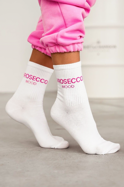 Čarape VEMONDA WHITE, Boja: bela, IVET.RS - Nova Kolekcija