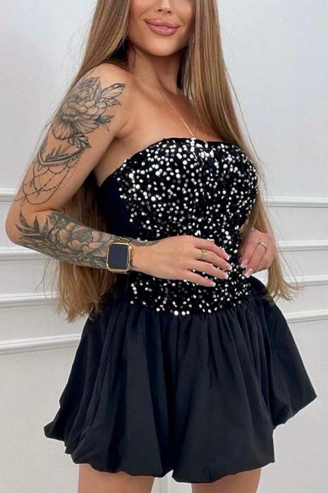 Haljina BRILIANA BLACK, Boja: crna, IVET.RS - Nova Kolekcija